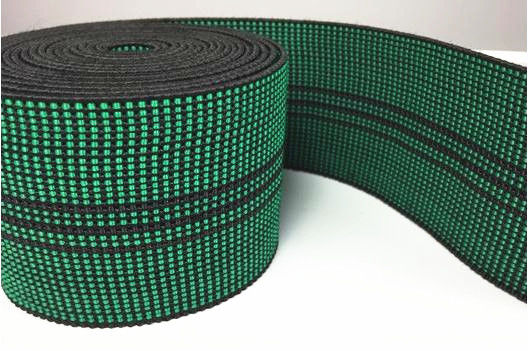 Çin Kapalı kanepe aksesuarları yeşil renk elastik dokuma kemer genişliği 2 inç Tedarikçi