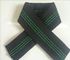 3 Yeşil Hatlı Hint Stil Kanepe Elastik Dokuma 68g / M Siyah Renk Tedarikçi