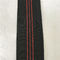 7cm genişlik Kanepe Elastik Dokuma rengi siyah% 50 -% 60 kırmızı çizgilerle uzama Tedarikçi